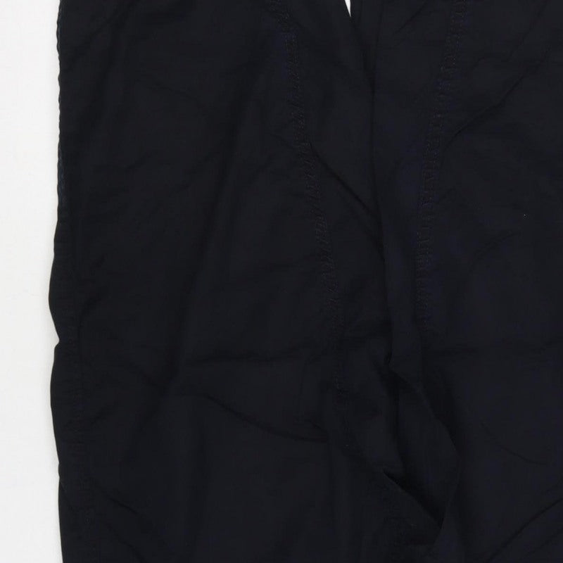Marks and Spencer Women's Black UK 10 Short Cargo Trousers Pockets