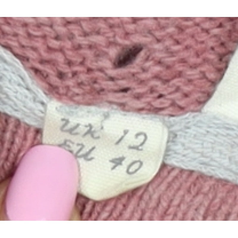 White Stuff Women’s Pink Wool Blend Button Cardigan Size 12 V-Neck