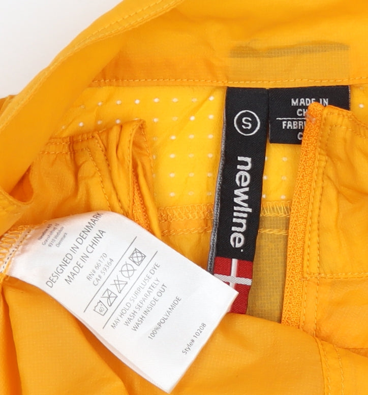 Newline Men’s Orange S Lightweight Full Zip Windbreaker Jacket