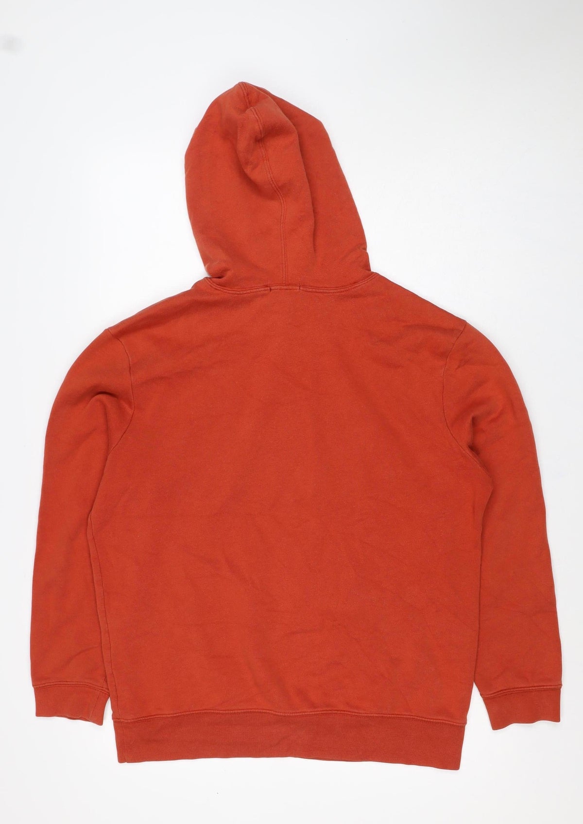 GAP Men’s Orange M Pullover Hoodie College Logo Fleece