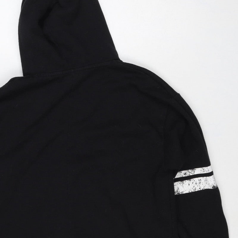 Yours Women Black UK 14 California Graphic Pullover Hoodie