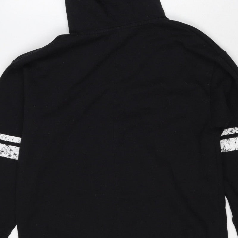 Yours Women Black UK 14 California Graphic Pullover Hoodie