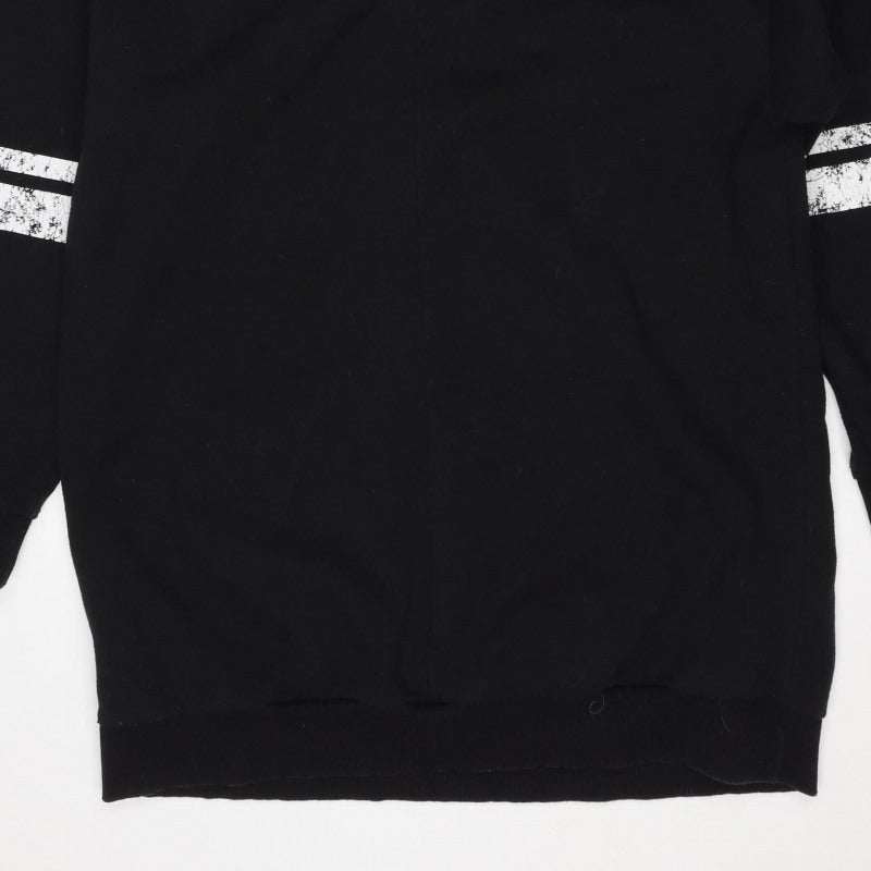 Yours Women Black UK 14 California Graphic Pullover Hoodie