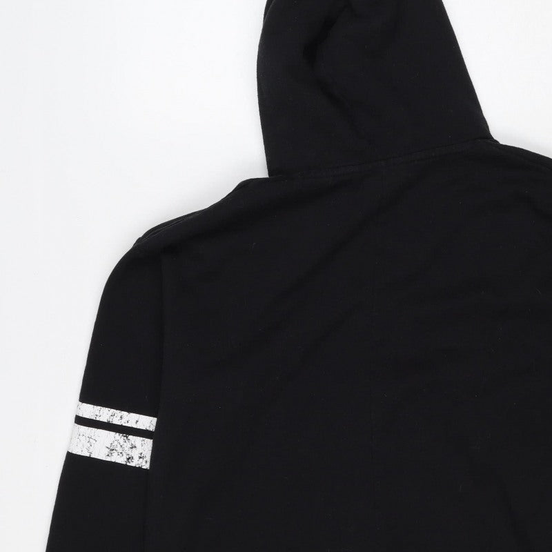 Yours Women Black UK 14 California Graphic Pullover Hoodie