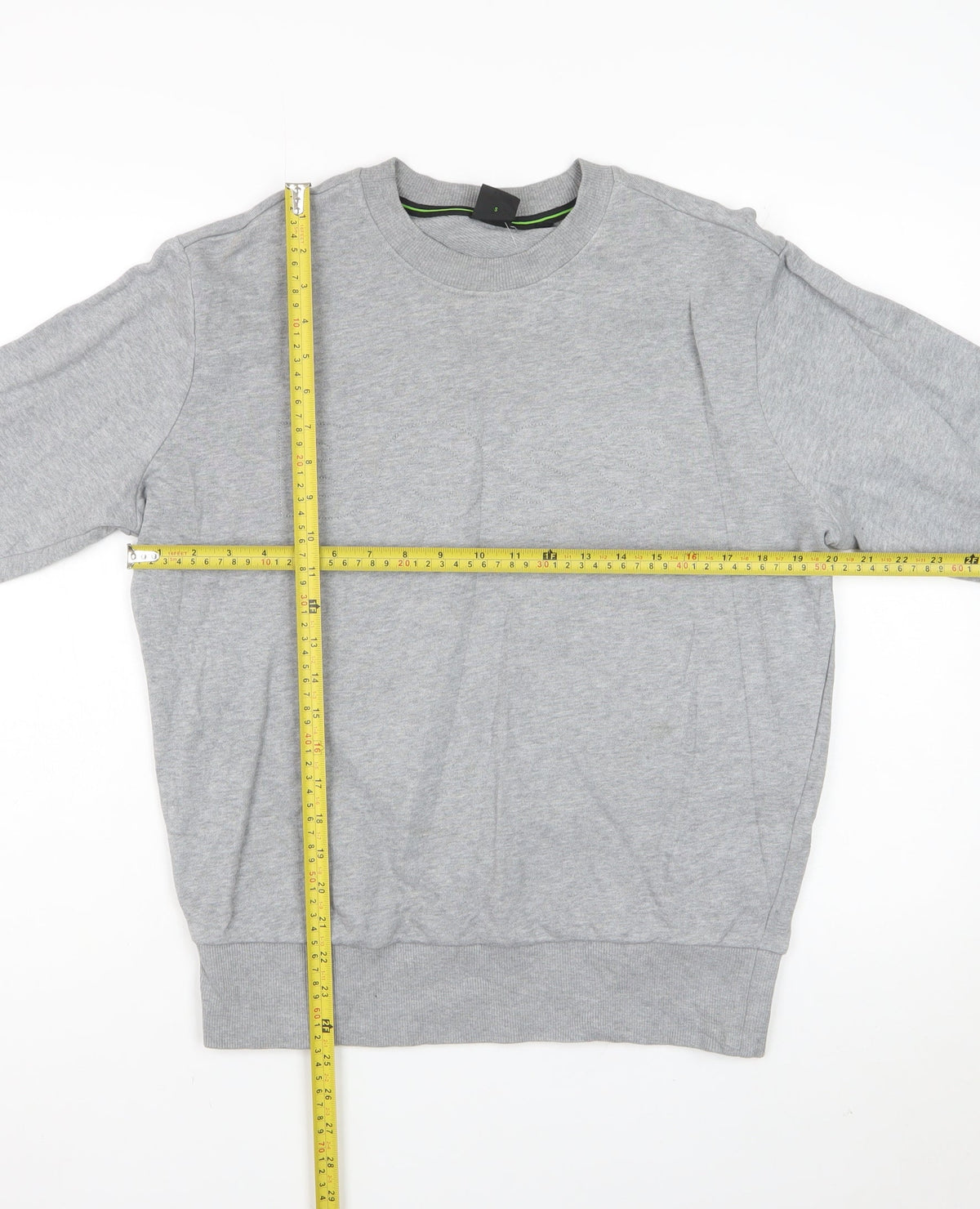 BOSS Men’s Grey Size S Crew Neck Pullover Sweatshirt
