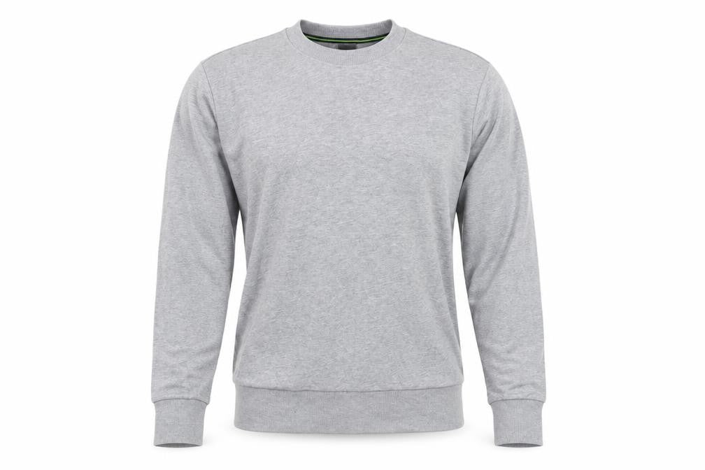 BOSS Men’s Grey Size S Crew Neck Pullover Sweatshirt