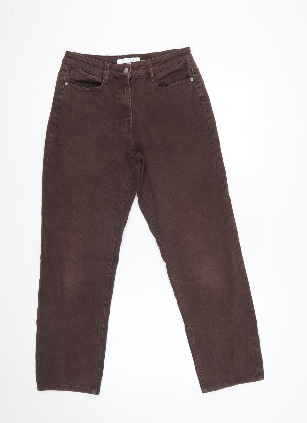 Emma Willis for Next Women’s Brown UK 6 Regular Straight Jeans