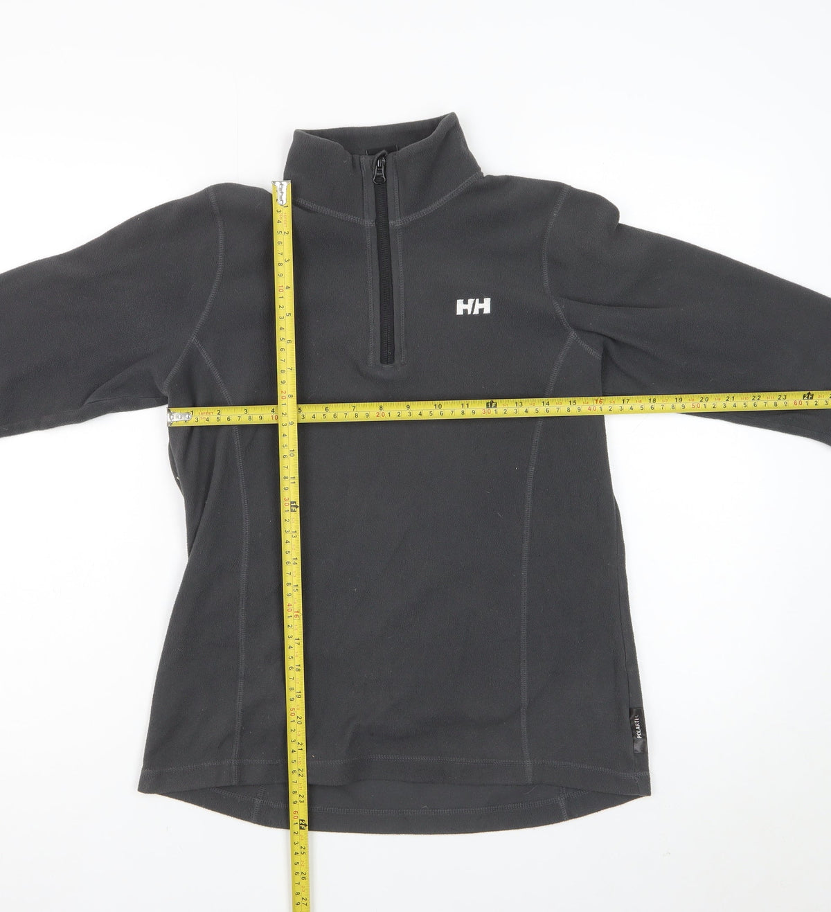 Helly Hansen Women Black M 1/4 Zip Fleece Pullover Sweatshirt