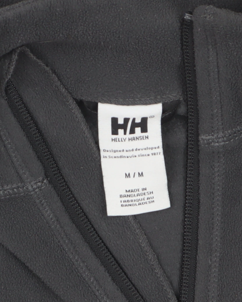 Helly Hansen Women Black M 1/4 Zip Fleece Pullover Sweatshirt