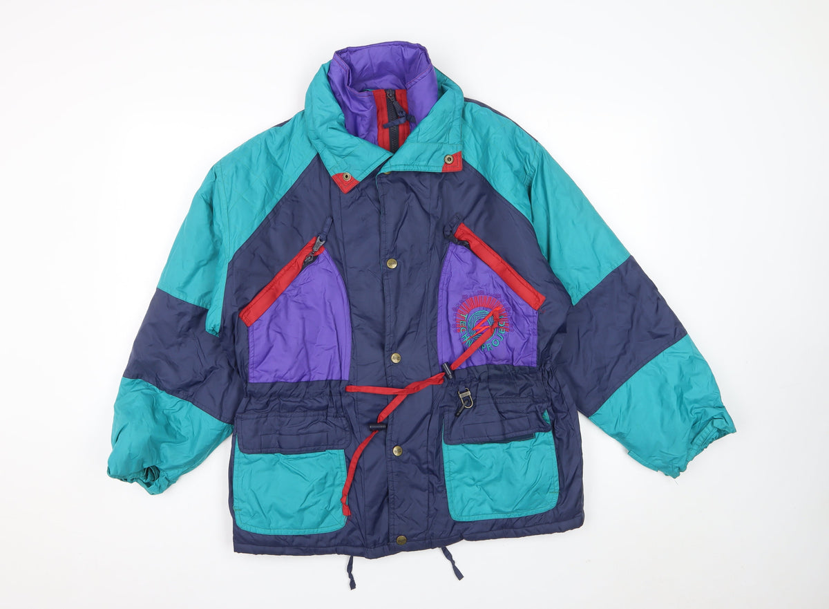 Rodeo Boys Multicoloured 12 Years Vintage Colourblock Ski Jacket
