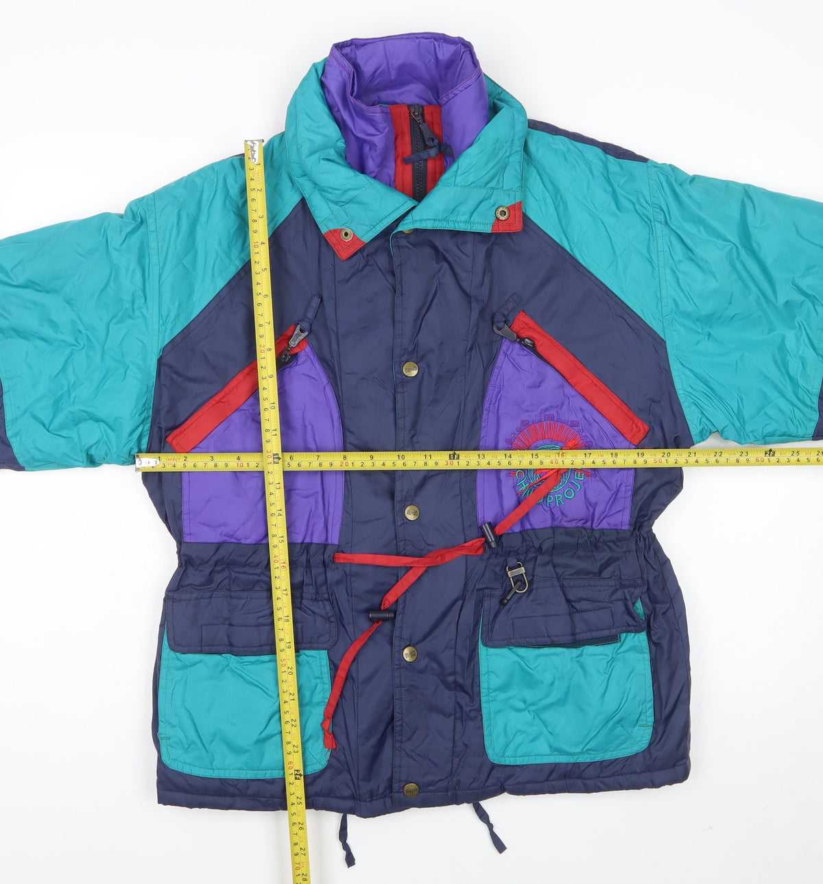 Rodeo Boys Multicoloured 12 Years Vintage Colourblock Ski Jacket