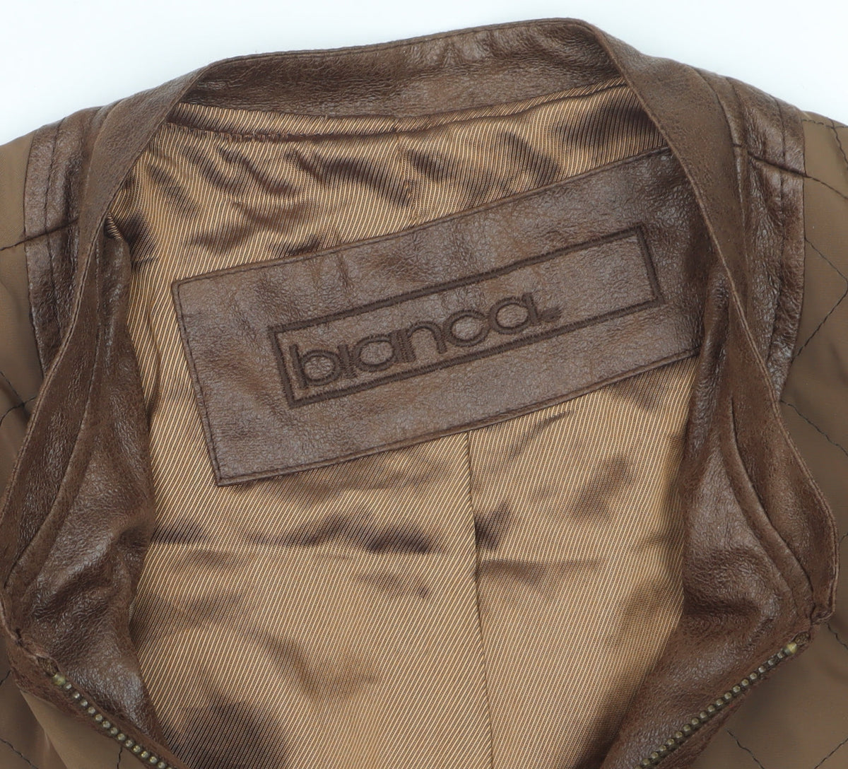 Bianca Women’s Brown UK 10 Quilted Short Padded Jacket