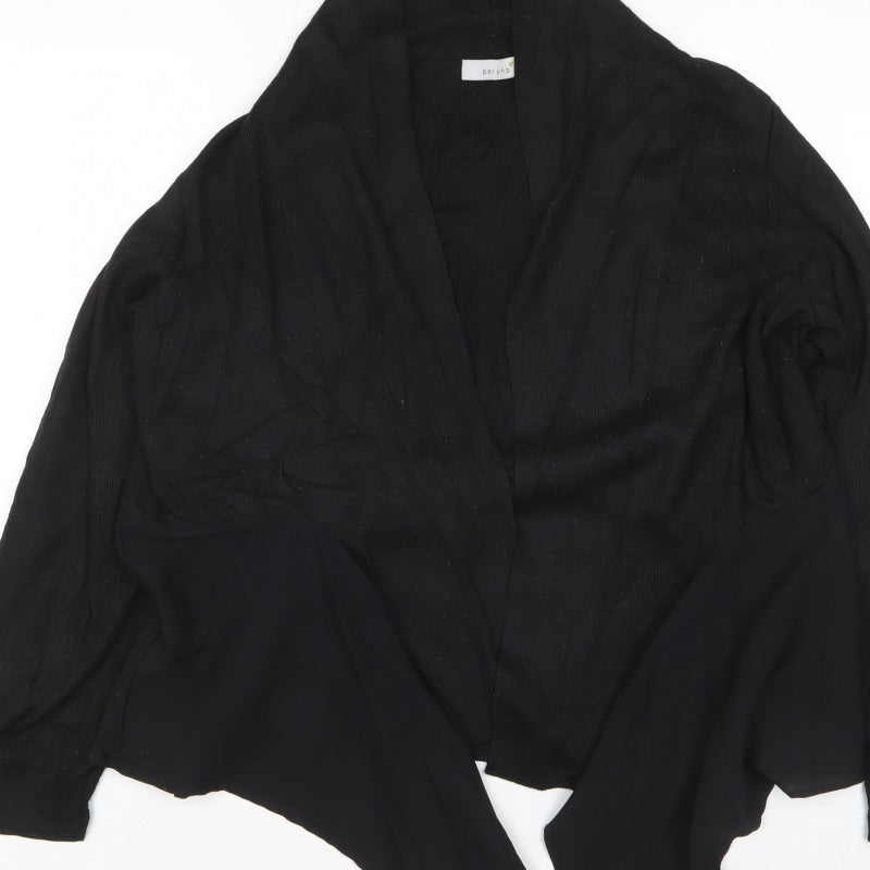 Marks & Spencer Per Una Women Black Size 16 Open Wrap Cardigan