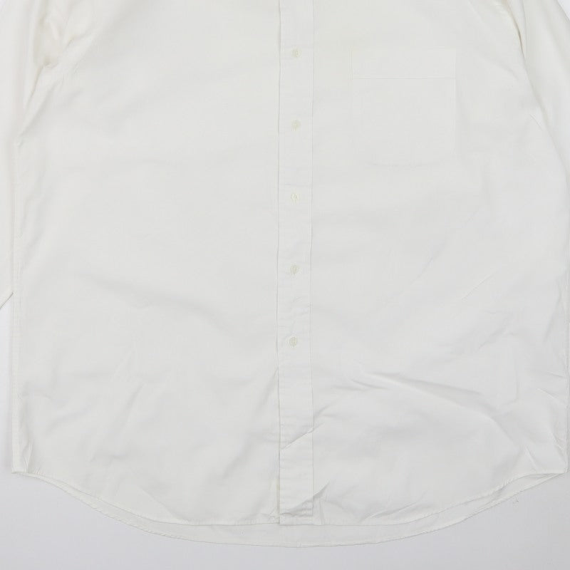 Austin Reed Men’s Ivory M 17in Polycotton Long Sleeve Formal Shirt