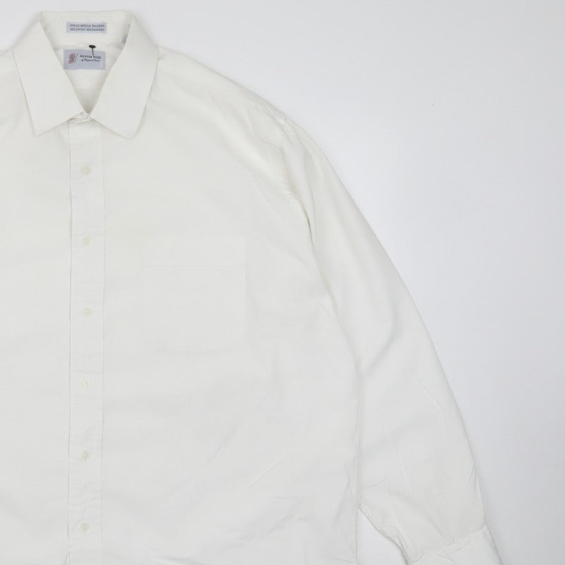 Austin Reed Men’s Ivory M 17in Polycotton Long Sleeve Formal Shirt