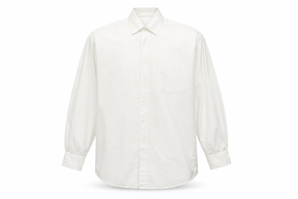 Austin Reed Men’s Ivory M 17in Polycotton Long Sleeve Formal Shirt