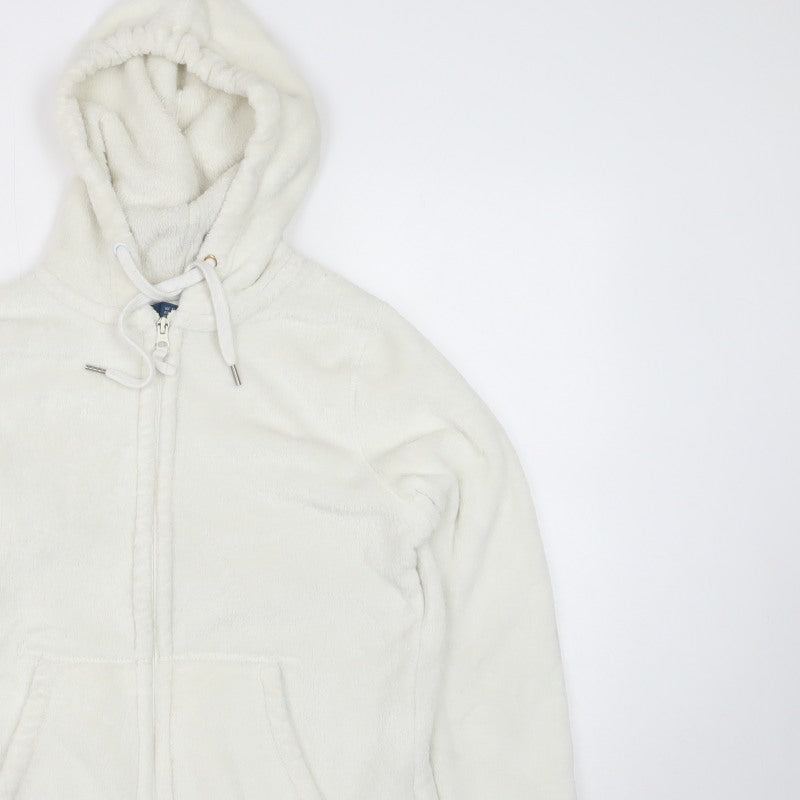 Mountain Warehouse Women’s Ivory UK 12 Hooded Fleece Zip Jacket
