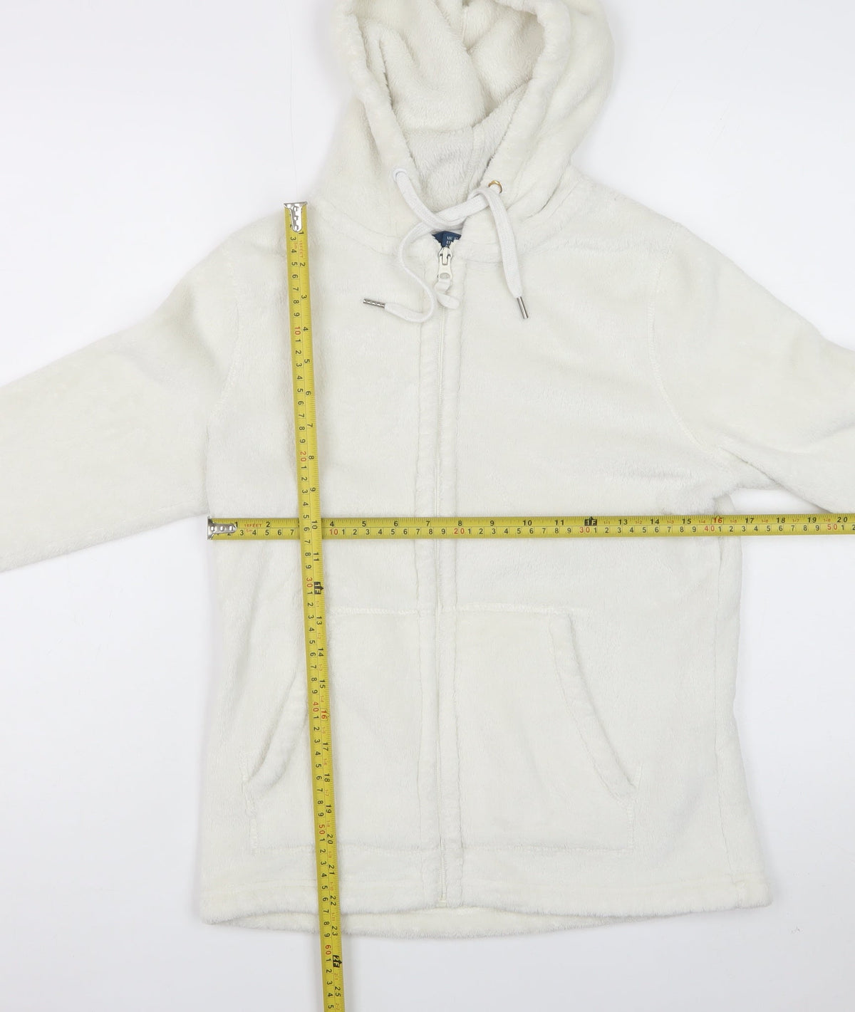 Mountain Warehouse Women’s Ivory UK 12 Hooded Fleece Zip Jacket