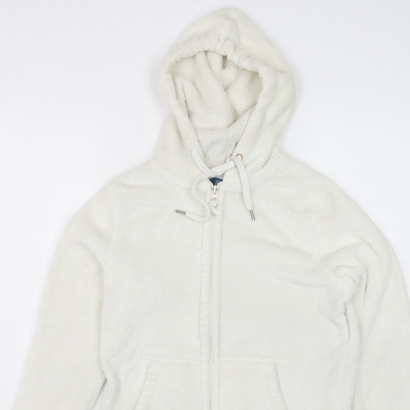 Mountain Warehouse Women’s Ivory UK 12 Hooded Fleece Zip Jacket
