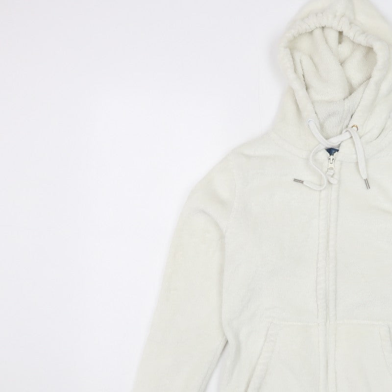 Mountain Warehouse Women’s Ivory UK 12 Hooded Fleece Zip Jacket