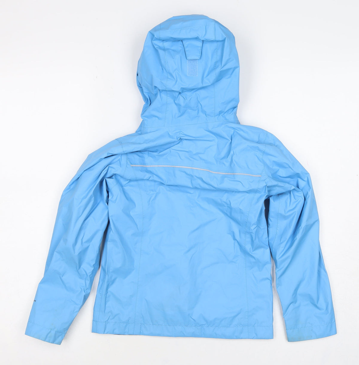 Columbia Boys Blue 7-8 Years Omni-Tech Hooded Waterproof Windbreaker Jacket