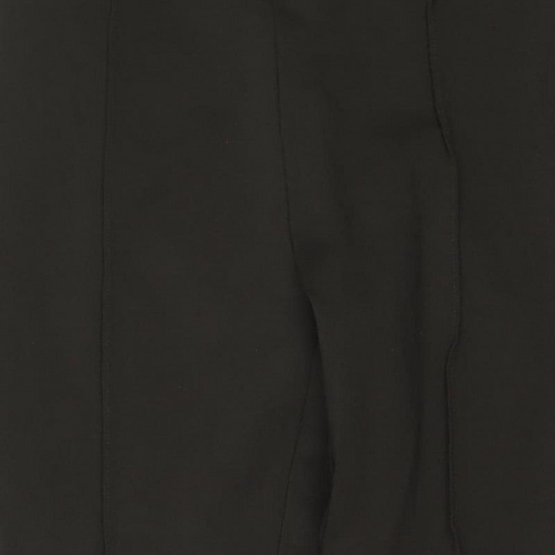 H&M Women Black UK 8 Stretch Pocket Ankle Leggings