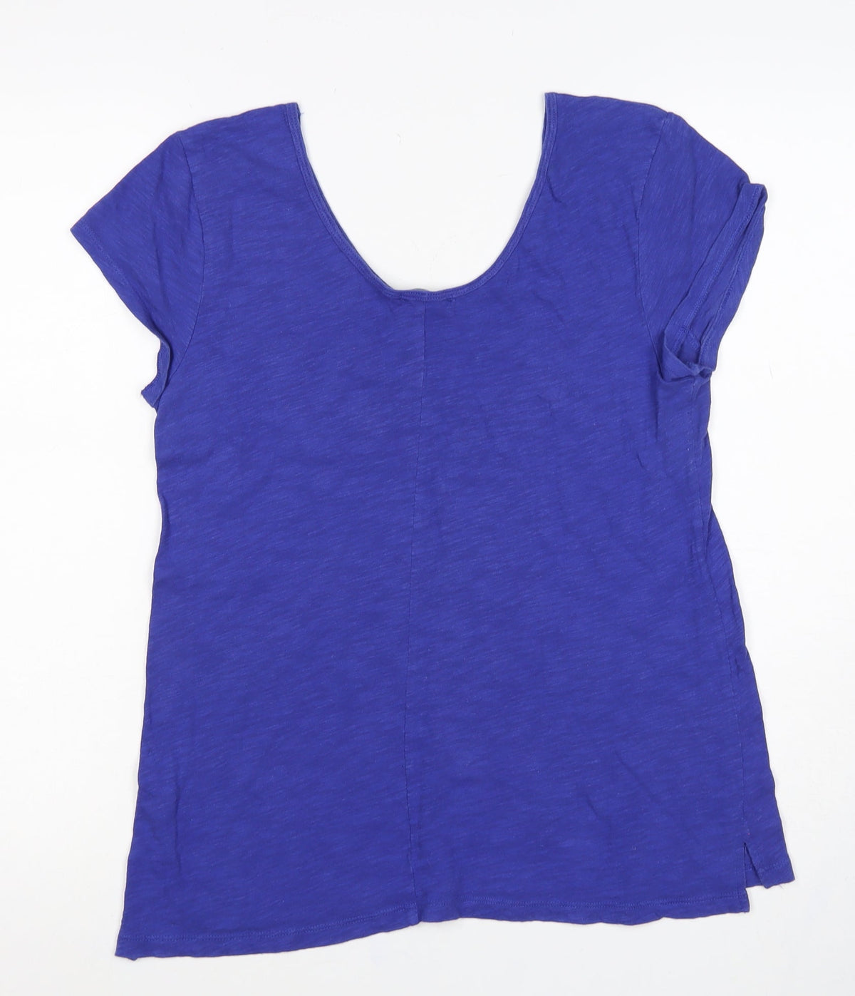 Gap Women’s Blue M Slim Fit V-Neck Pocket Jersey T-Shirt