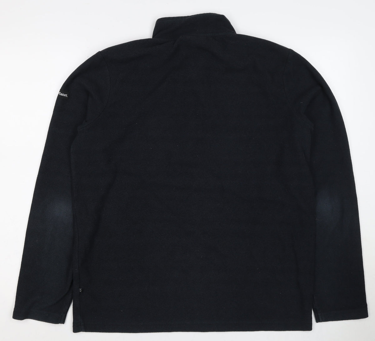 Our Planet Men’s Black M 1/2 Zip Fleece Sweatshirt High Neck