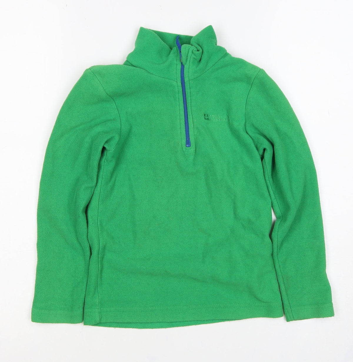 Mountain Warehouse Boys Green Fleece 1/4 Zip Sweatshirt Age 5-6 Years