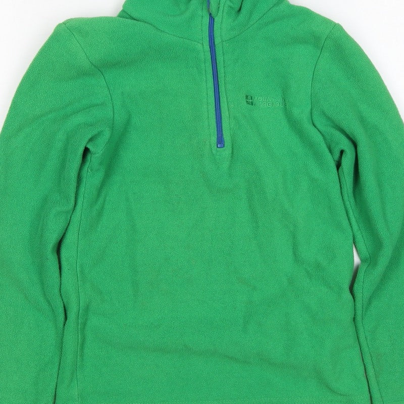 Mountain Warehouse Boys Green Fleece 1/4 Zip Sweatshirt Age 5-6 Years