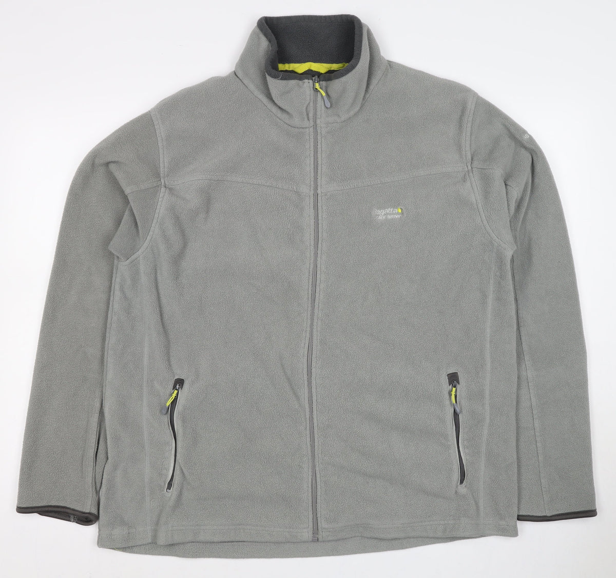Regatta Men’s Grey 2XL Full Zip Fleece Jacket Outdoor