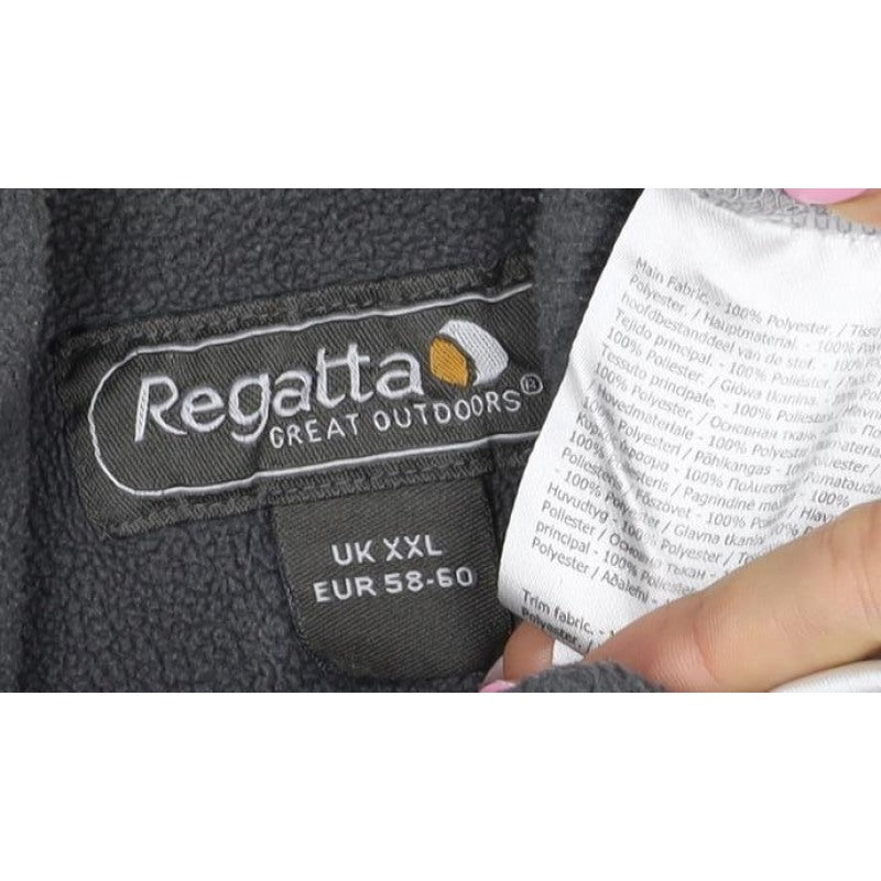 Regatta Men’s Grey 2XL Full Zip Fleece Jacket Outdoor