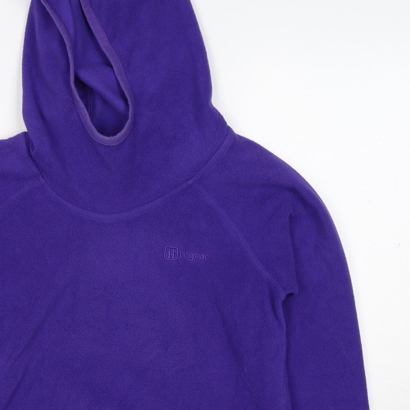 High Gear Women’s Purple Size 8 Fleece Pullover Hoodie Kangaroo Pocket