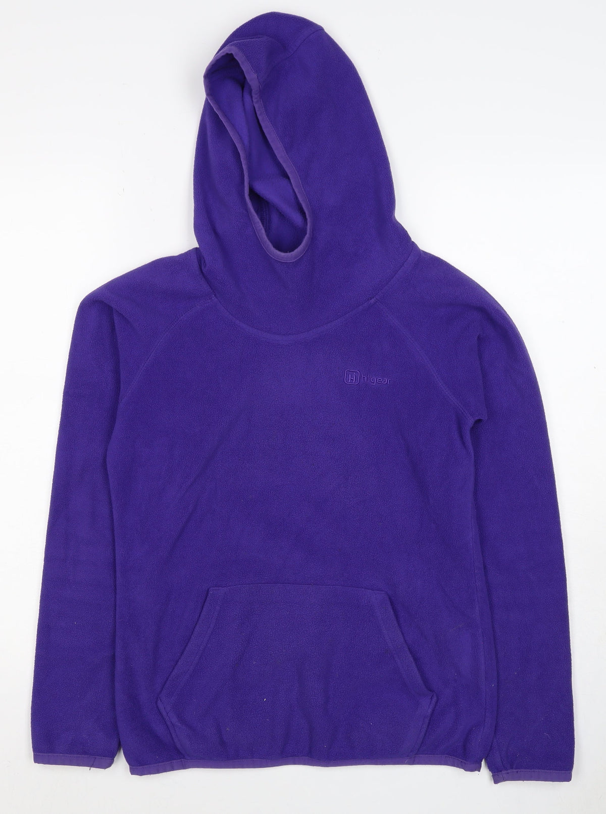 High Gear Women’s Purple Size 8 Fleece Pullover Hoodie Kangaroo Pocket