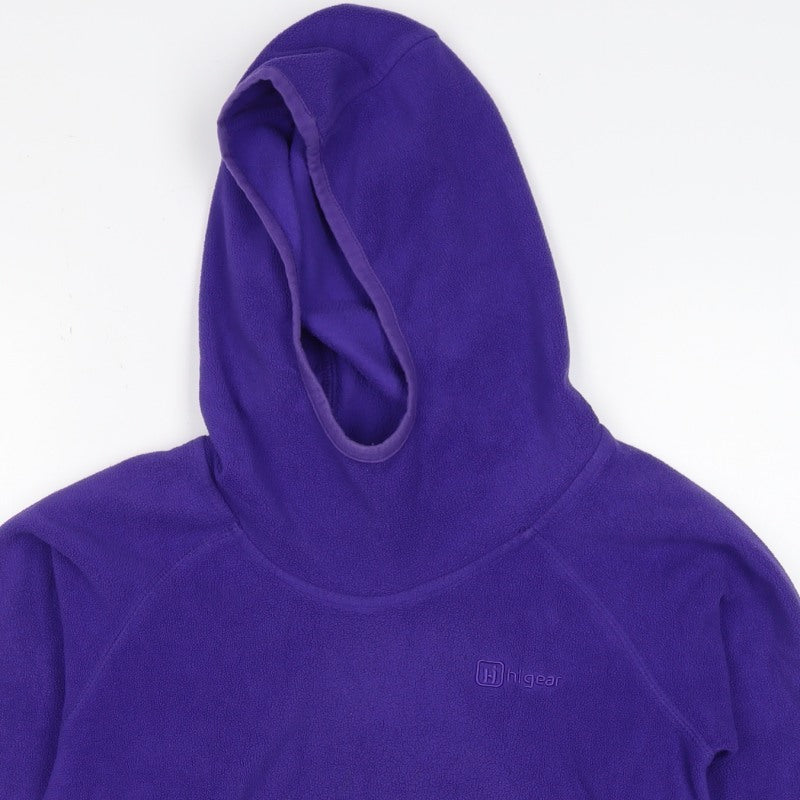 High Gear Women’s Purple Size 8 Fleece Pullover Hoodie Kangaroo Pocket