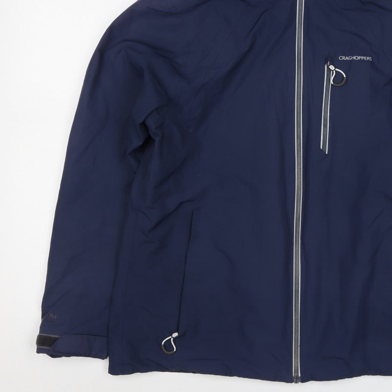 Craghoppers Women’s Navy UK 12 Aquadry Waterproof Hooded Rain Jacket