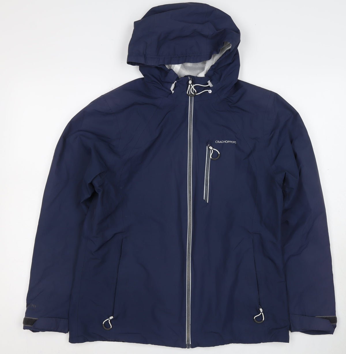 Craghoppers Women’s Navy UK 12 Aquadry Waterproof Hooded Rain Jacket