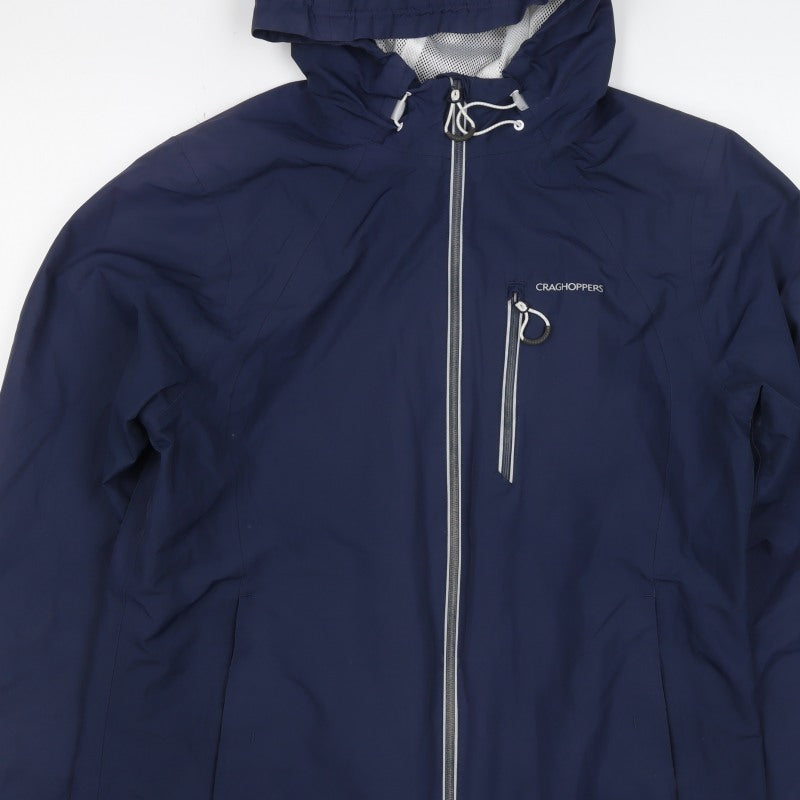 Craghoppers Women’s Navy UK 12 Aquadry Waterproof Hooded Rain Jacket