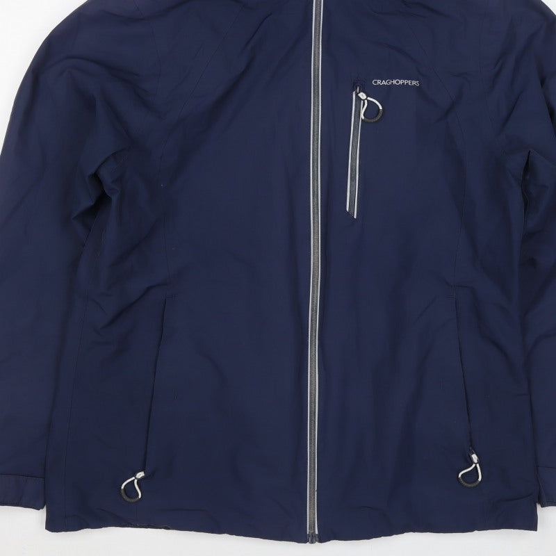 Craghoppers Women’s Navy UK 12 Aquadry Waterproof Hooded Rain Jacket