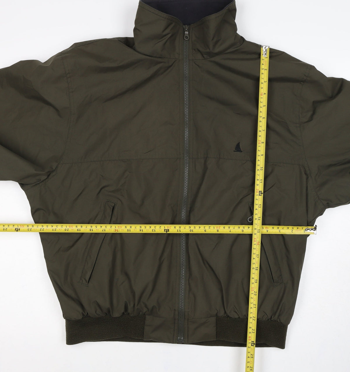 Musto Men’s Green L Bomber Jacket Full Zip Lined Outdoor