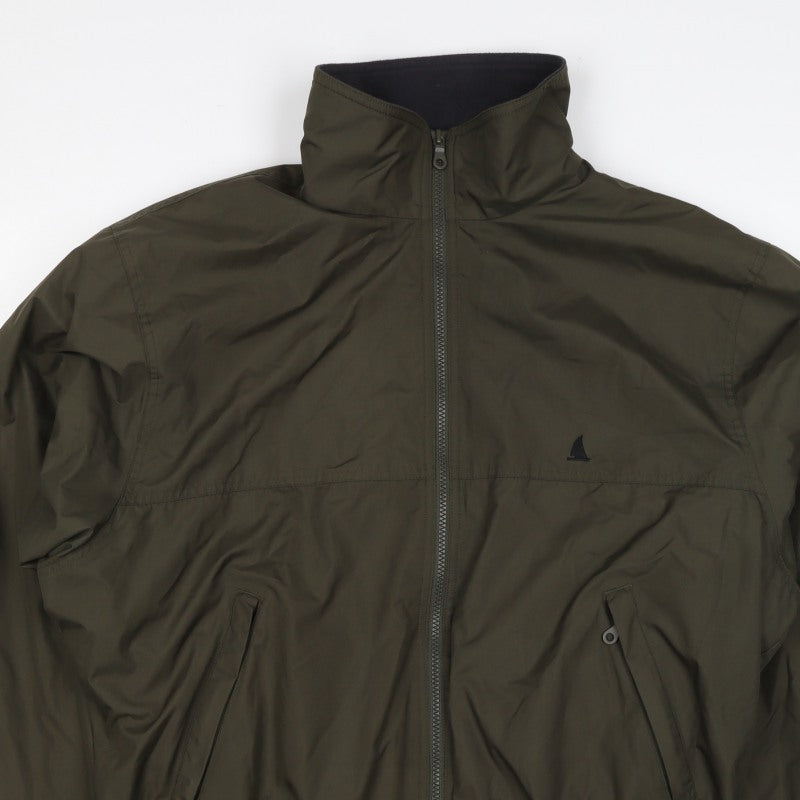 Musto Men’s Green L Bomber Jacket Full Zip Lined Outdoor