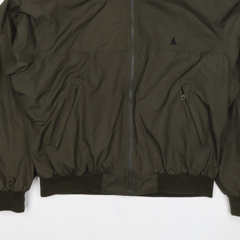 Musto Men’s Green L Bomber Jacket Full Zip Lined Outdoor