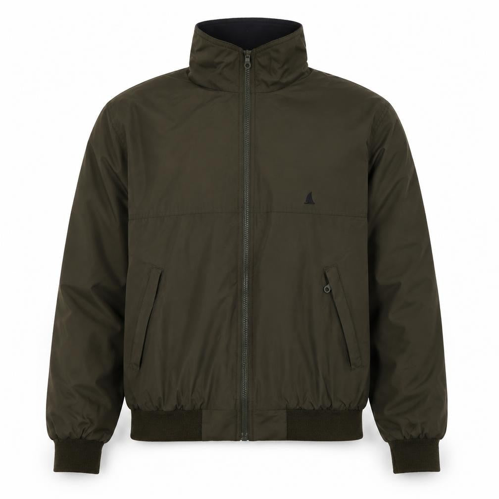 Musto Men’s Green L Bomber Jacket Full Zip Lined Outdoor