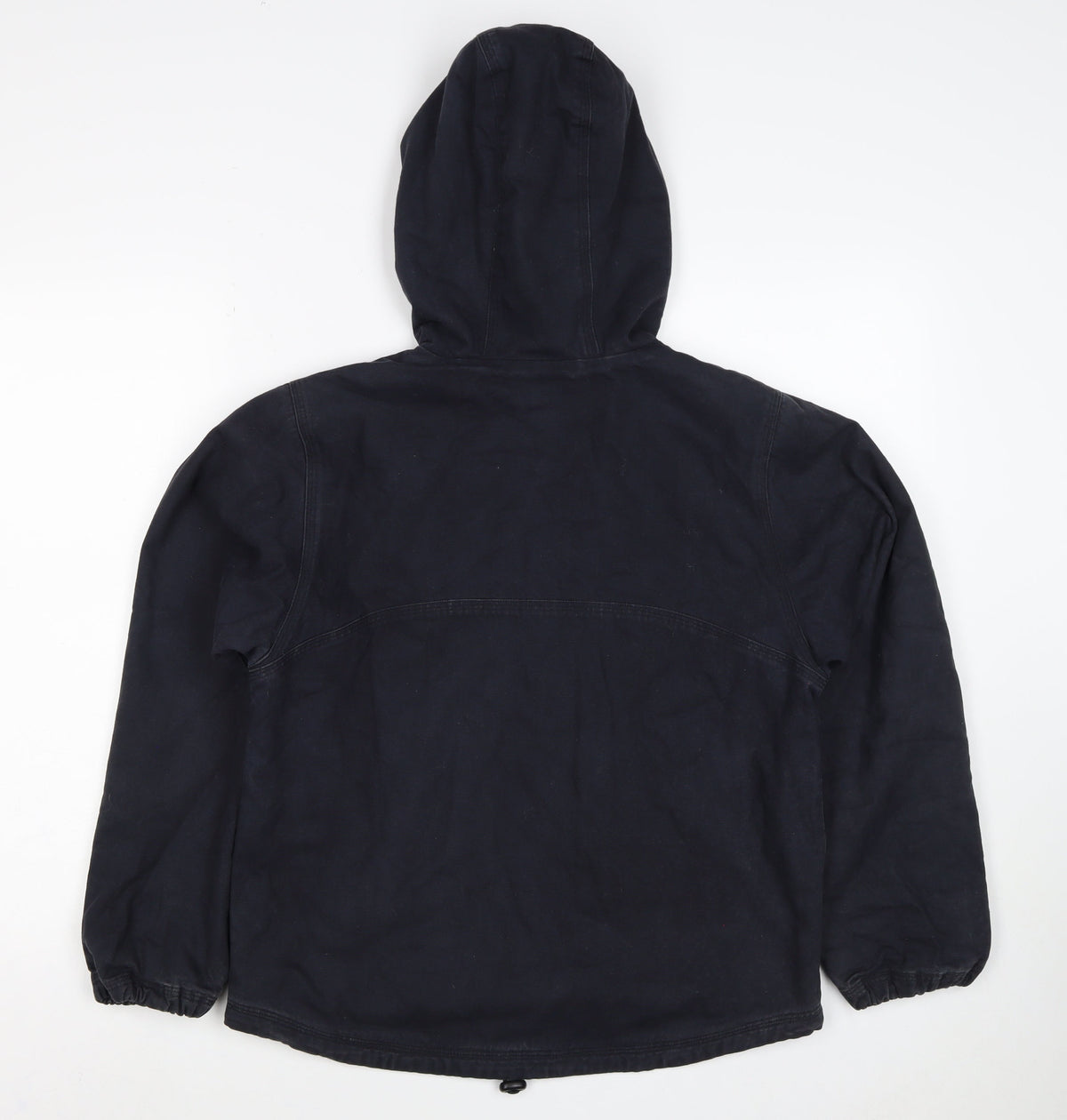 Pod Women’s Black Size 8 Hooded 1/4 Zip Cotton Anorak Jacket