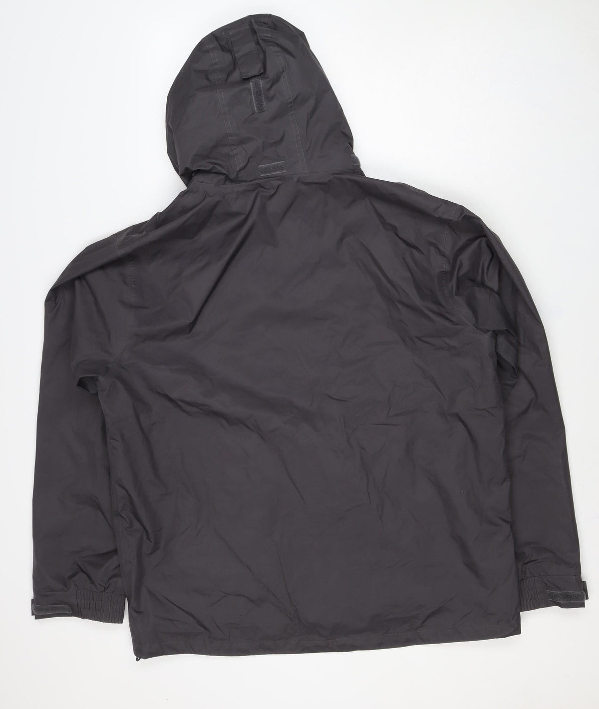 Highgear Men's Black L Hooded Outdoor Rain Jacket Full Zip