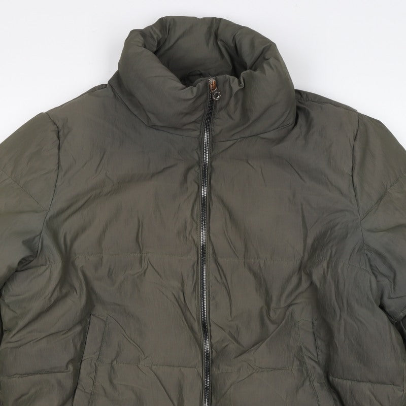 ONLY Women Green XL Puffer Jacket Padded Full Zip