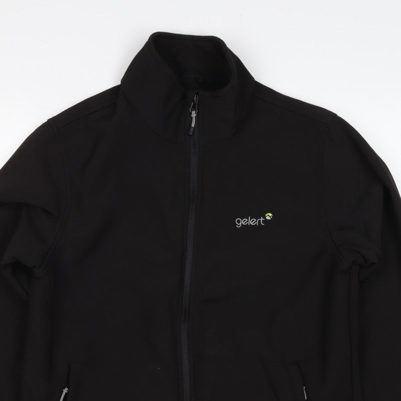 Gelert Men's Black M Soft Shell Full Zip Outdoor Jacket Stretch