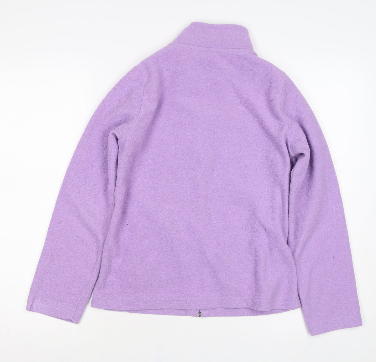 Isle Essentials Women's Purple S Fleece Full Zip Basic Jacket
