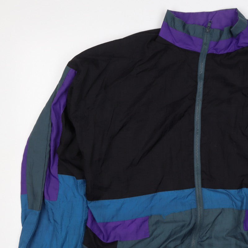 Mylay Sport Men’s L Multicoloured 90s Windbreaker Full Zip Jacket
