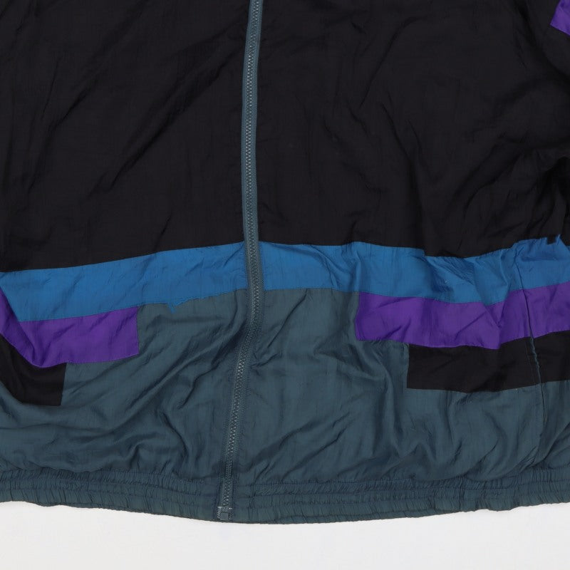 Mylay Sport Men’s L Multicoloured 90s Windbreaker Full Zip Jacket